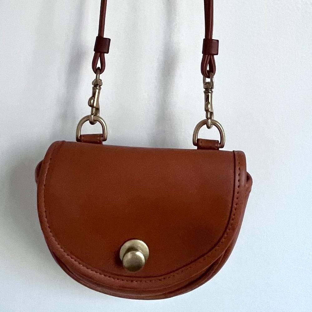 vintage coach mini belt crossbody bag 9826